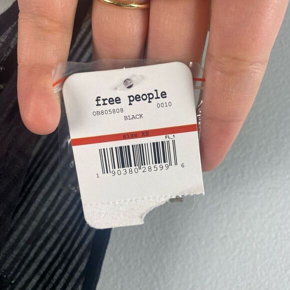 Free People Crushin On You Embellished Dress in Black XS - Picture 6 of 10